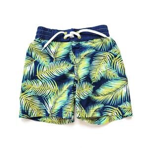 Crazy 8 Swim 12-18 Months Trunks Drawstring Palm Swimsuit
